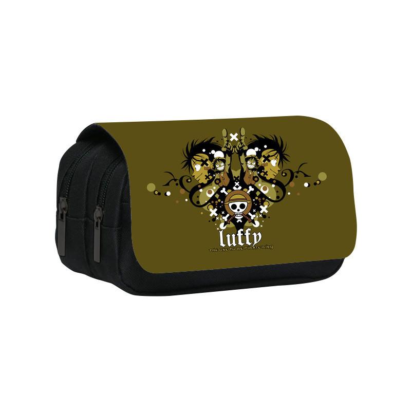 One Piece Student Double Layer Pen Case With Large Capacity For School Organization