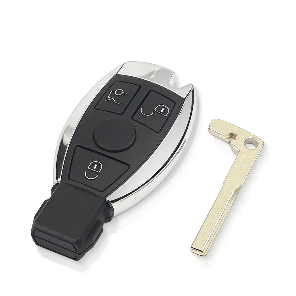 KEYYOU Smart Remote Car Key Fob For Mercedes Benz A B S E Class Support BGA NEC Chip 315/433.92MHz 2/3 Buttons
