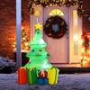 5ft Inflatable Christmas Tree Xmas Air Blown Holiday Decoration LED Lawn Yard Outdoor Ornaments