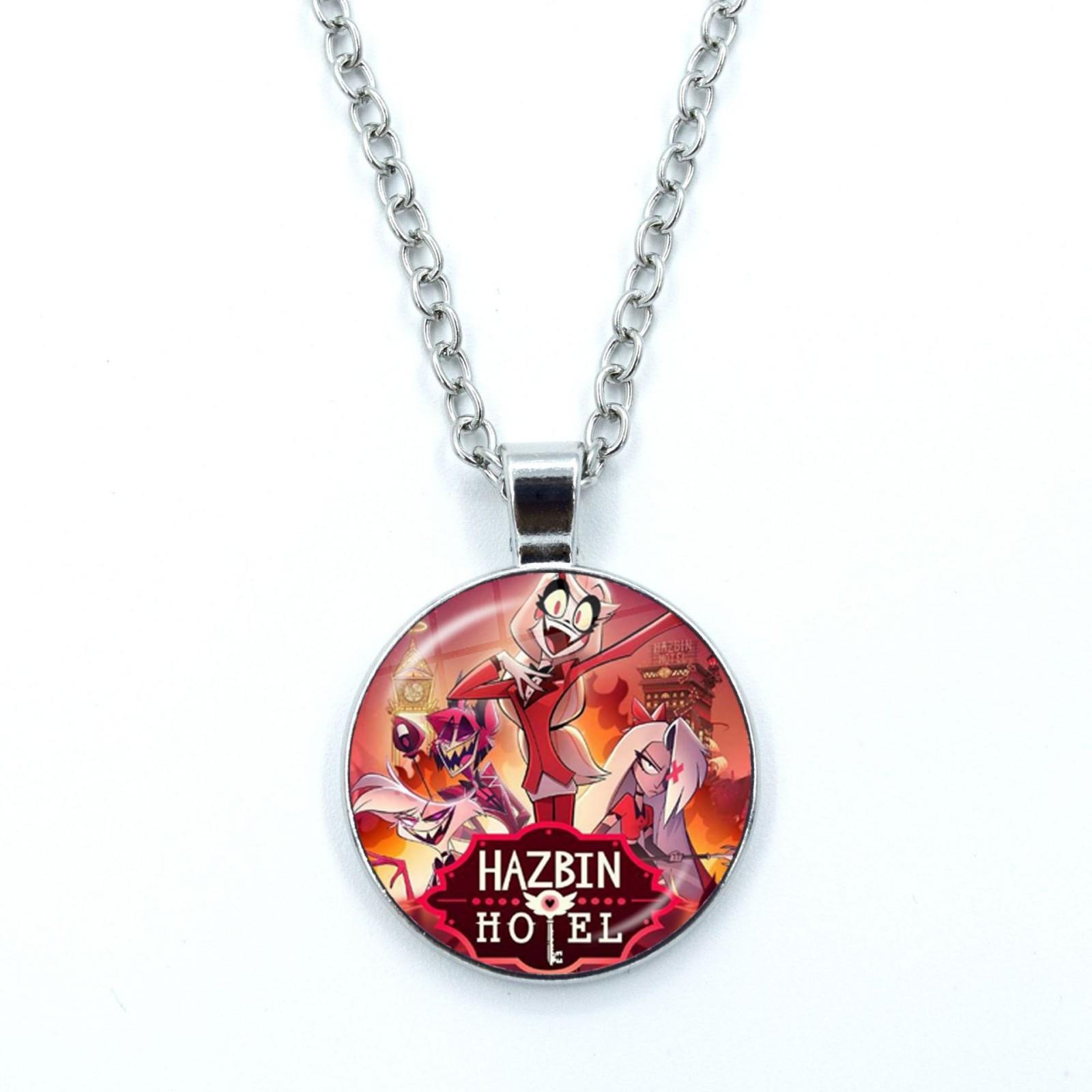 

Hot Anime Merchandise - Women s Necklace And Pendant Accessories - Anime Hotel Pendant One Size