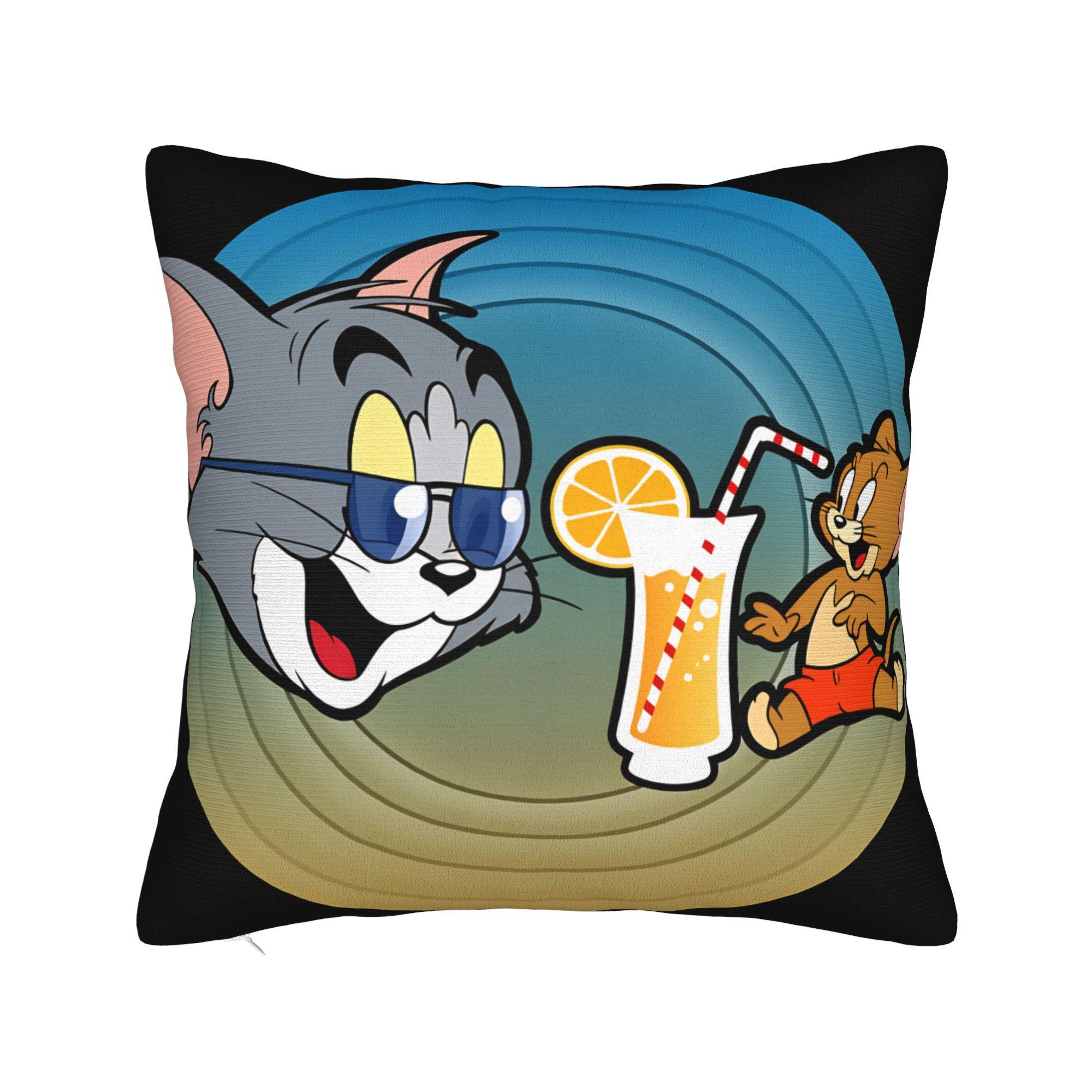 

Good Friends Jerrys and Toms Pillow Case Soft Pillow Cover For Sofa Couch Bed Living Room Morden Cushion Cover 30cmx30cm