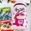 Crayon Shin-Chan Hexagonal Zipper Vertical Pencil Case Creative Cartoon Student Large Capacity Stationery Bag