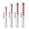 Skewed Head Eccentric Drill Bit Serrated Hexagonal Shank Drill Bit Set  Drilling Tool
