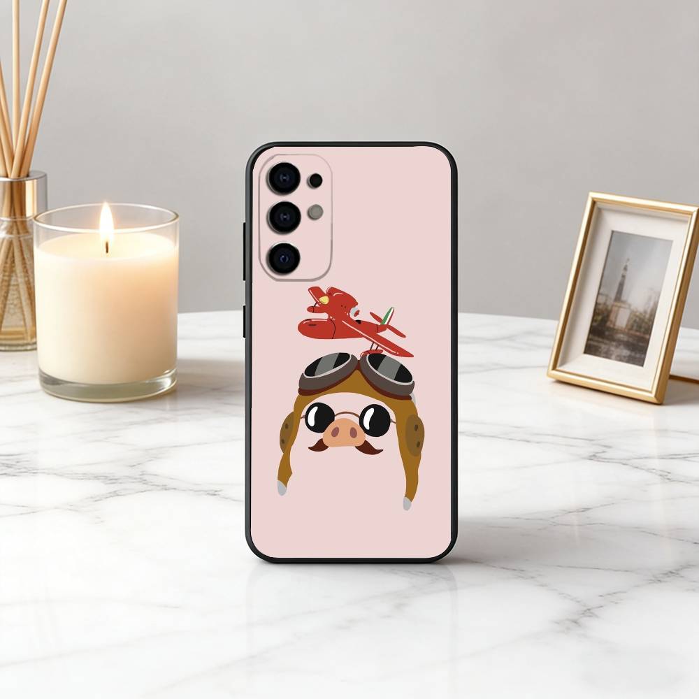 P-Porco R-Rosso-PR-es Phone Case For Samsung S25,S24,S21,S22,S23,S30,Ultra,S20,Plus,Fe,Lite,Note,10,Black Cover
