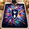 Flanell-Decke Tottenham Hotspur Warm Weich Überwurfdecke für Innenbereich Sofa Bett Wohnzimmergebrauch