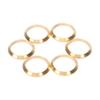 6Pcs IN 14 Nixie Tubes Copper Ring DIY Clock Decorative Rings for IN 14 Nixie Tube Clock