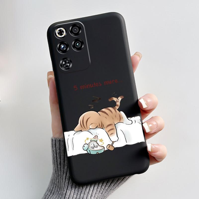 Für ZTE Nubia Red Magic 11 Pro Hülle Niedliches Liebeshase Lustig Schwarz Matt Weiche Silikonhülle Für RedMagic 11 Pro + Plus Handyhülle