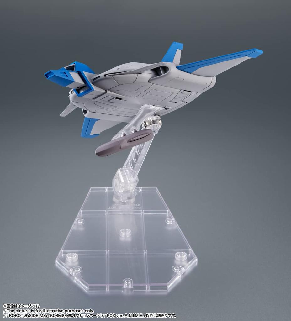 TAMASHII NATIONS ROBOT Spirits Mobile Suit Gundam 08th MS Platoon Option Parts Set 03 ver. A.N.I.M.E. ABS&PVC Painted Movable Figure BAS63997