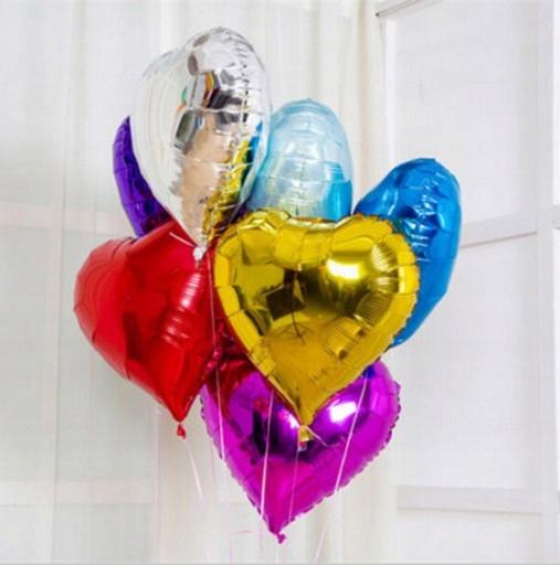 Balon Foliowy Serce, Złoty, 45Cm, 1 Szt.