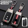 Metal Car Key Cover Fob Case Shell For Toyota Land Cruiser Prado Camry Crown Majesta Highlander Kluger Mark X Subaru Foreste Xv