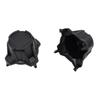 4 Pcs. Black Wheel Center Caps with Central Cap for Can-Am Maverick X3 Turbo R 2017-2020