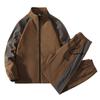 Frühling und Herbst Herren Stehkragen DREI Balken Loose Casual Trend Sportswear Anzug Herren