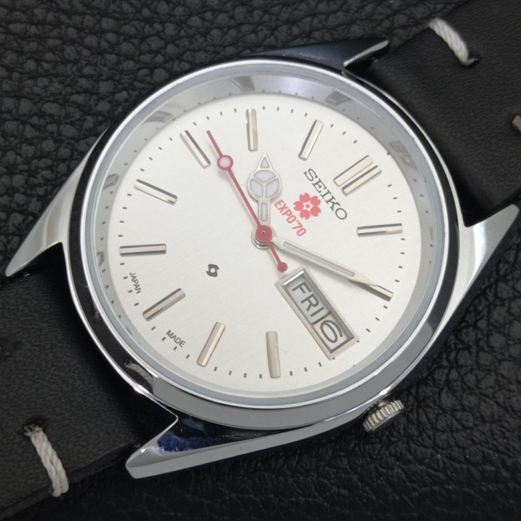 OROLOGIO DA UOMO SEIKO EXPO 70 6309A GIAPPONE AUTOMATICO VINTAGE RISTRUTTURATO a441913-1