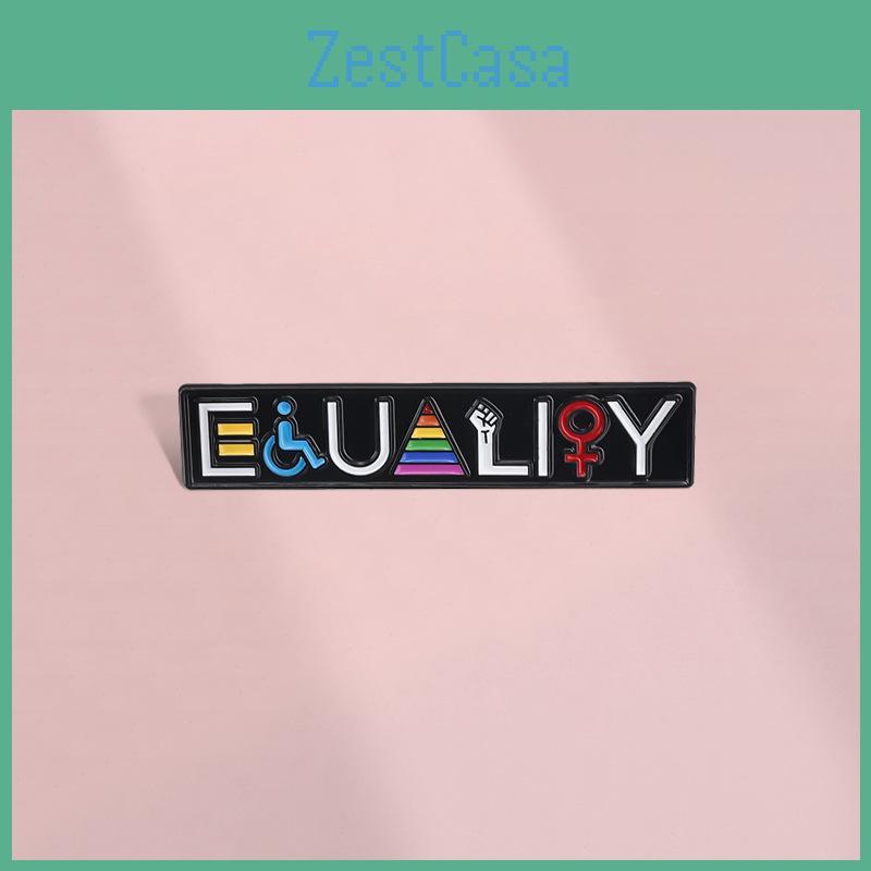 Unique Striped Rainbow Cartoon Metal Badge Colorful Enamel Brooch For Clothing Bags And Personal Items