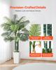 1829 mm Artificial Areca Palm Tree Fake Plant with White Planter Indoor
