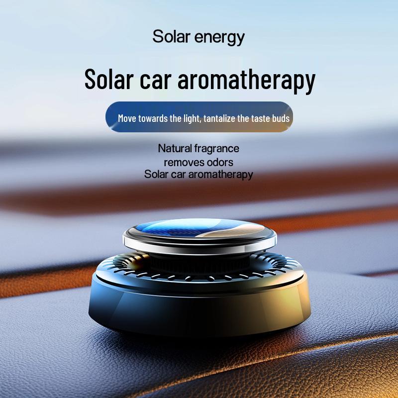 Solar-Powered Car Perfume: Aromatherapy Light & Fragrance Ornament for Car Interiors