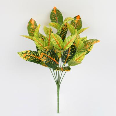 Wielokrotne symulowane zielone rośliny, siedmiogłowy pnący bukiet liści klonu, liści perskich, dekoracja dziedzińca i salonu