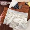 Big Size Girls Spring and Summer Sexy 10A Antibacterial Extension Cotton Crotch High Waist Flat Angle Briefs