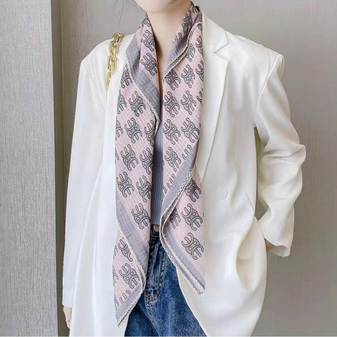 

Хлопковый головной платок для женщин, большой квадратный шарф для волос, мягкие повязки на голову, банданы для сна, размер 90*90 см 90*90cm