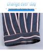 Women's Slimming Striped Cotton Shirt - Petite 7-Sleeve Professional Style for Spring, Summer, or Autumn 2025
