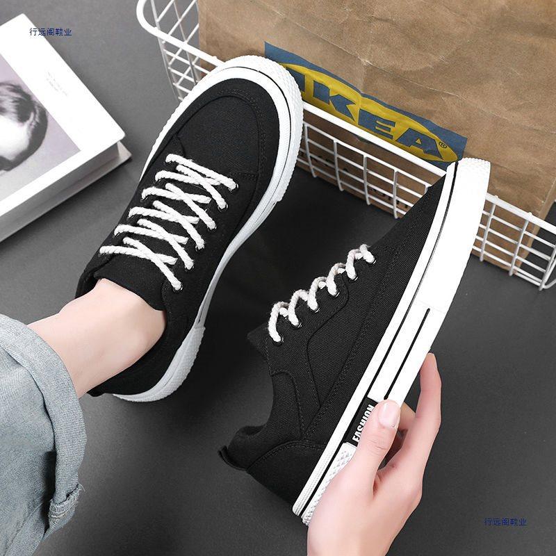 Spring new canvas shoes men's trend low-top youth breathable leisure sports student versatile tide