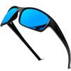 [KANASTAL] Men's Sports Sunglasses, Polarized, UV400 UV Protection, Anti-Shock, Popular,