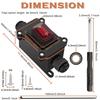 MKBKLLJY Inline Cord Switch IP66 Waterproof AC 16A 250V / AC 20A 125V Outdoor