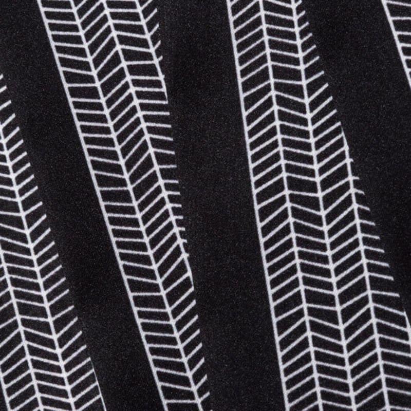 RECLOW RECLOW STRIPE Long Scarf BLACK