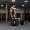 3 In 1 Plyometric Jump Box, 16/14/12 Inch Wooden Plyo Box, Platform & Jumping Agility Box, Anti-Slip Fitness Exercise Step Up Box for Home Gym