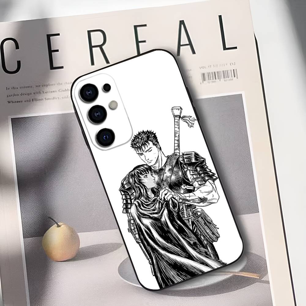 

B-Berserk Гатс Каска Чохол для телефону Силіконовий М який Для Samsung S25,S24,S21,S22,S23,S30,Ultra,S20,Plus,Fe,Lite Samsung S24