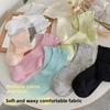 5 Pairs of Female Summer Thin Lovely Pure Cotton Boneless Tube Socks