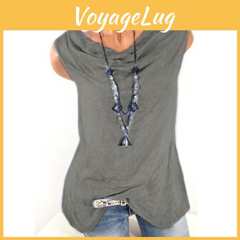 Chic Women Casual Sleeveless Vest Tank Top With Flattering Loose Fit For Summer Days