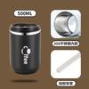 500ml Double Wall Stainless Steel Thermos Cups with Straw Insulated Thermal Mug Vacuum Flasks Coffee Travel Drinks Water Bottle