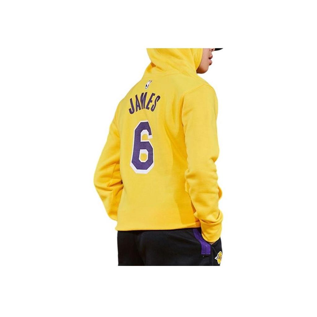 Nike Los Angeles Lakers 6 Kids' Pullover Hoodie Yellow 3Z2B7FDE2-LAK06
