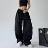 Overalls Women's New Loose Dopamine Hiphop Pants Pleated Wide-leg Casual Sweatpants