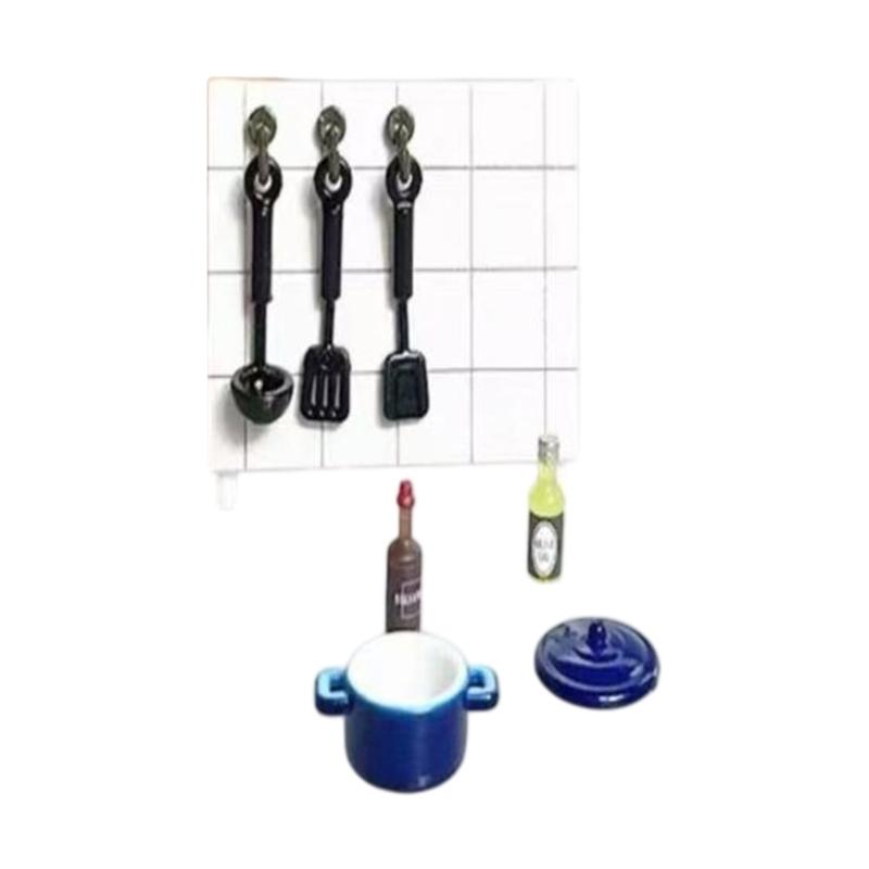 Dining Room Sink Furniture Doll House Miniature Pretend Play Accessories Life Scene Role Play Hobby Collection