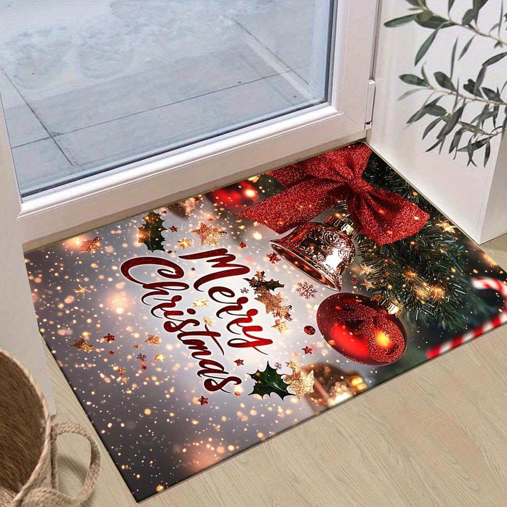 

1pc Celebrate Christmas Area Rug, Slip-Resistant, Easy-Clean, Stain-Resistant, Perfect for Cozy Living Rooms, Bedrooms, Kitchens, Offices, a 60cm by 90cm