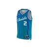 Men's Air Retro Basketball Jersey/Vest SW Fan Edition 21-22 Season Charlotte Hornets Lonzo Ball No. 2 Blue DB4020-481