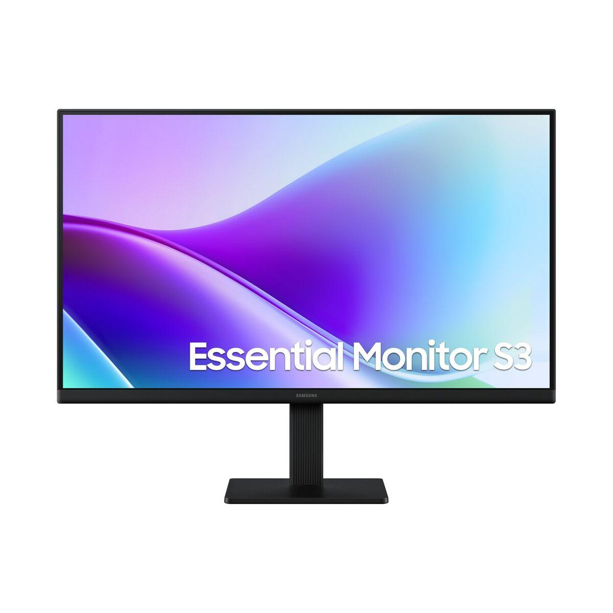 Samsung S24F320GAU Computermonitor 24 Zoll Full HD Schwarz schwarz