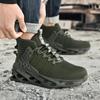 Fashion Unisex Breathable Safety Work Shoes Anti-smash Anti-puncture Labor Insurance Footwear for Men Women Sneakers Safety Boots Hiking