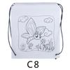 1pc 31.8x27.9cm Blank Drawstring Bags Bulk Reusable Art Craft Kits Birthday Party Small Gifts Classroom Activities & Goodie Bags