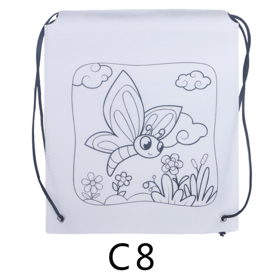 1pc 31.8x27.9cm Blank Drawstring Bags Bulk Reusable Art Craft Kits Birthday Party Small Gifts Classroom Activities & Goodie Bags