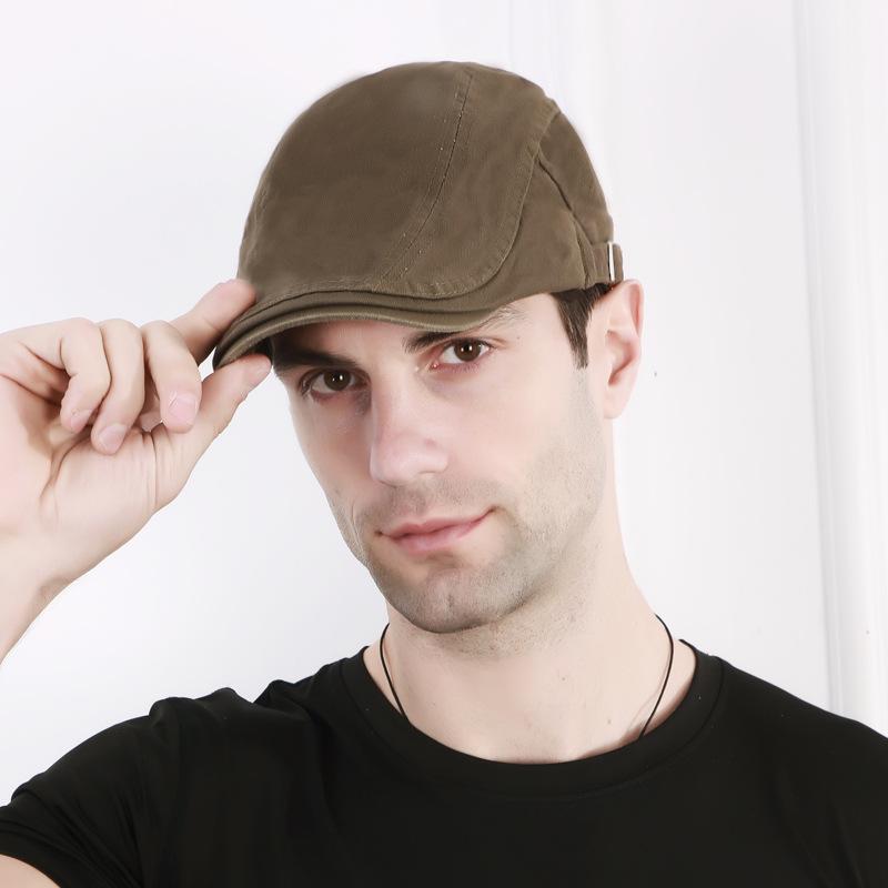 Cowboystoff Andetungehatt Herre Retro Fremoverlue Englandstil Beret Herre- og damehatt