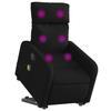 VidaXL Electric Massage Recliner, Relaxation Chair with Adjustable Backrest and Footrest, Salon Seat 3206728