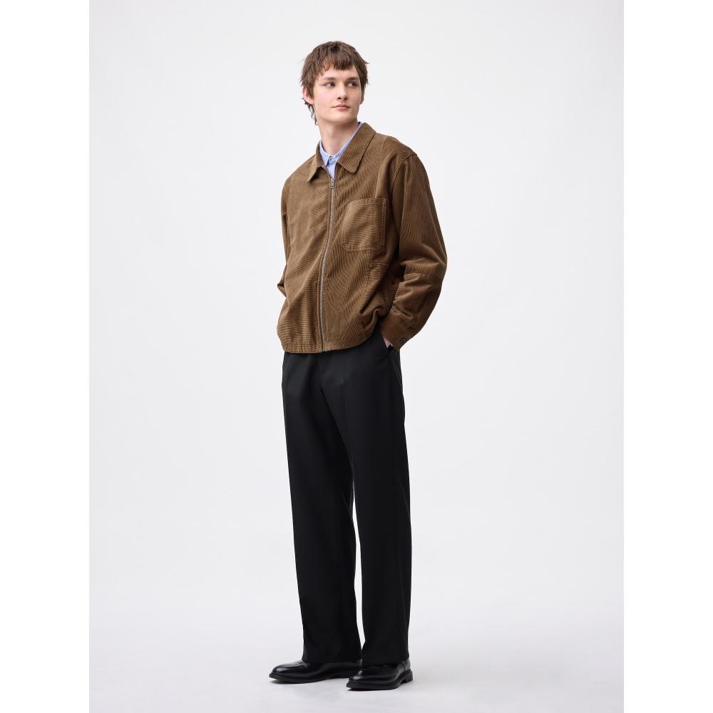 

Gu By Uniqlo Широкие брюки + Ec Длина 78,5 см 34 BROWN/M