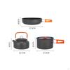 Outdoor Cook Set with Kettle High Temperature Resistant Portable Cooking Nesting Design