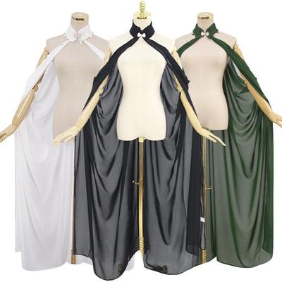 2025 European & American Ivory Chiffon High-End Women's Halter Cape Shawl