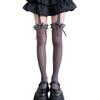 Fishnet Lace Thigh High Stockings For Women Comfortable Cotton Stretchable Socks Elegant Pantyhose Fashion Legwear