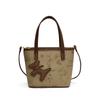 Portable Bucket Bag 2025 New Korean Fashion Printed One-shoulder Crossbody Bag High-end Trendy Casual Women's Bag