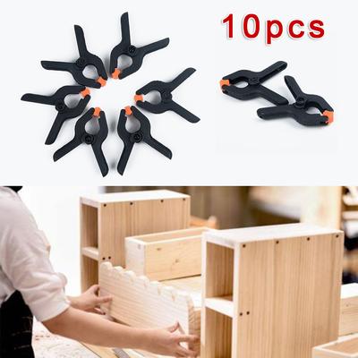 6X Tools Spring Clips Plastic Woodworking Clamps Heavy Duty Set 2inch Kits